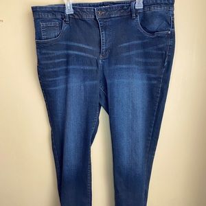 EUC Parasuco dark denim & faded skinny jeans sz 20